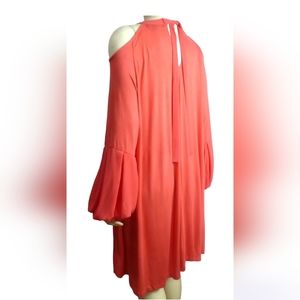 ROAMAN's NWT Pink Cold Shoulder Dress 3X